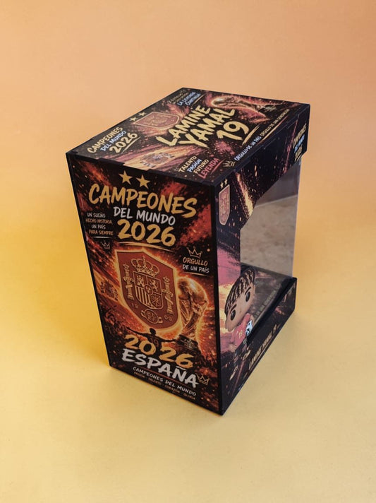 Caja Funko Personalizada de Madera Lamine Yamal 19