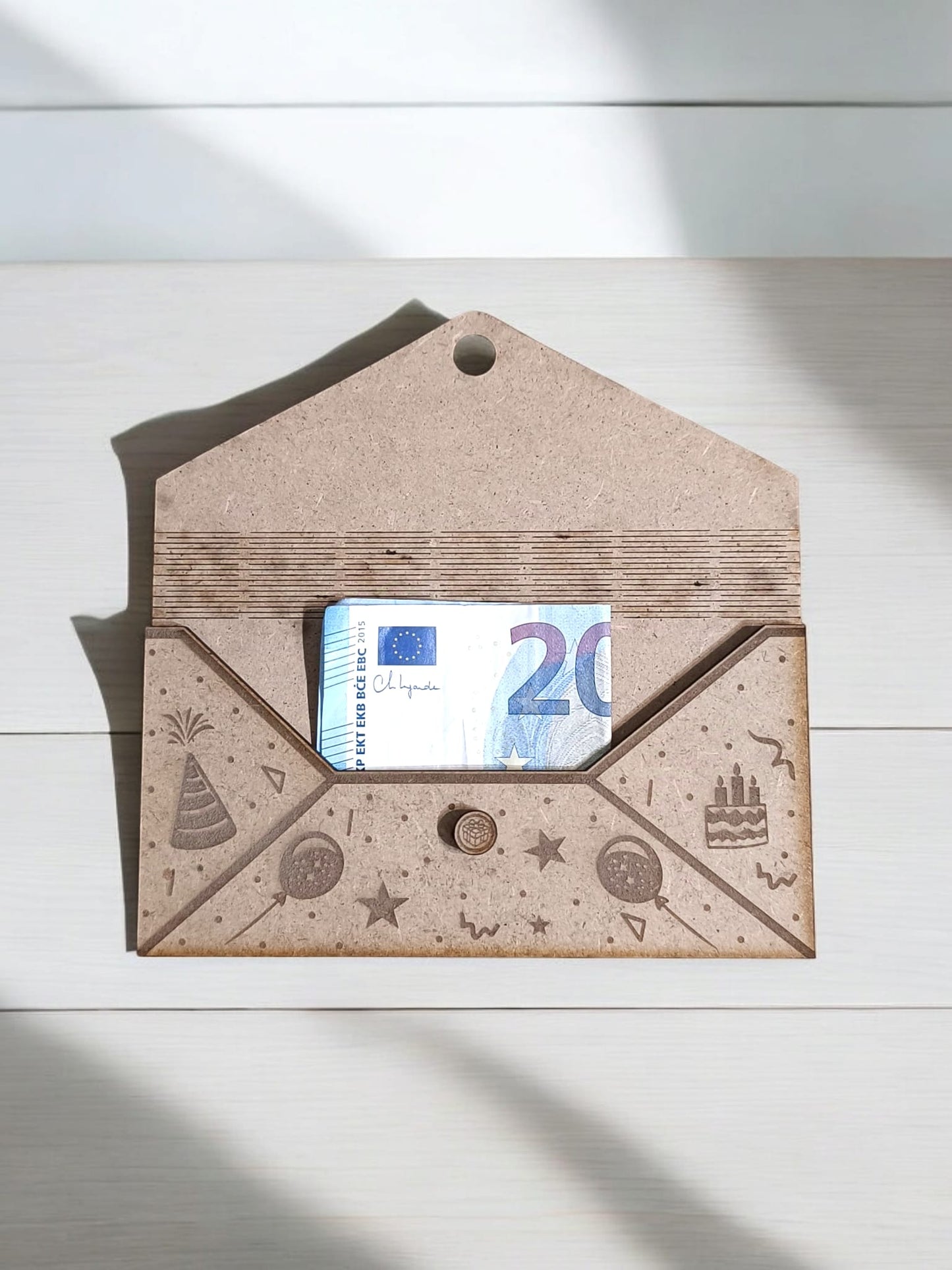 Caja de Dinero para Regalo en Madera – Ideal para Bodas, Cumpleaños y Comuniones
