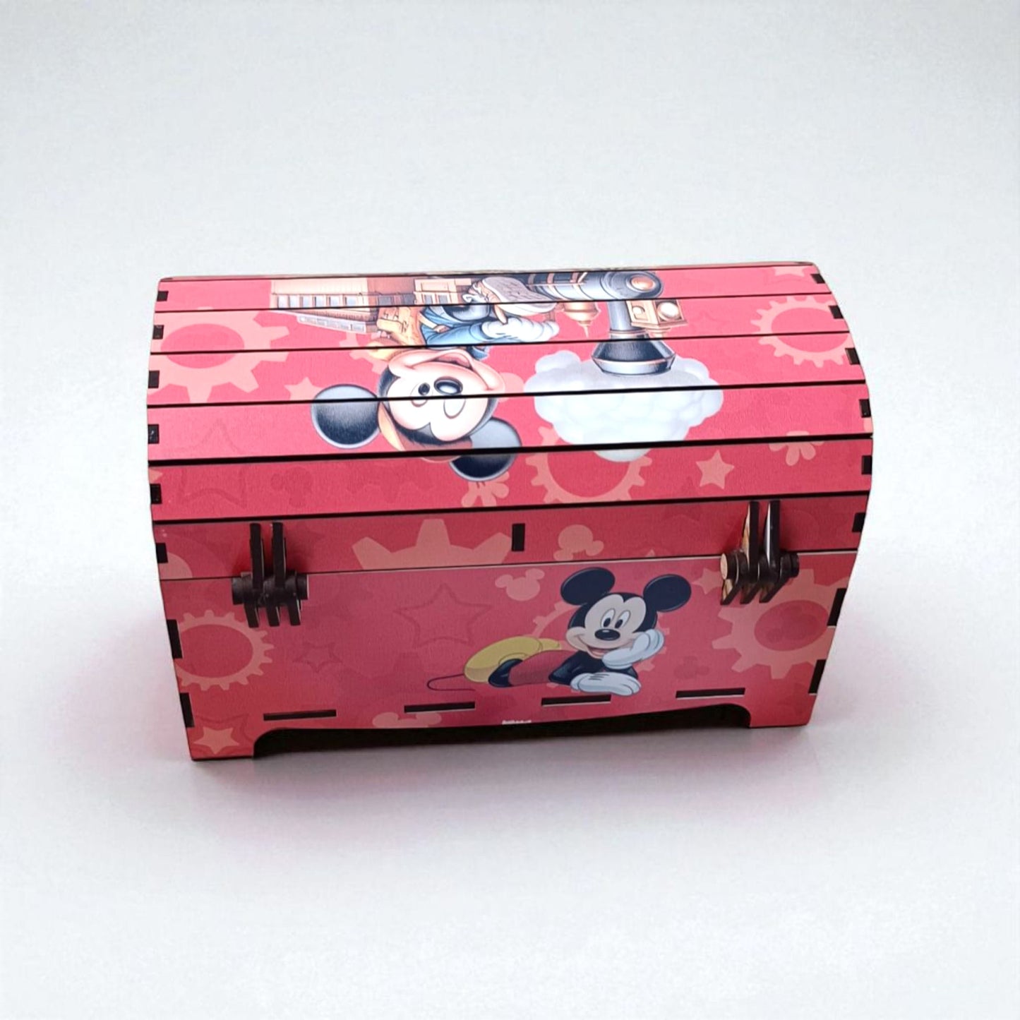cofre de madera Mickey Mouse