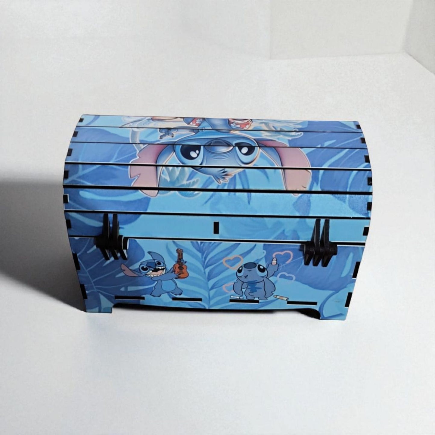 cofre de madera Stitch