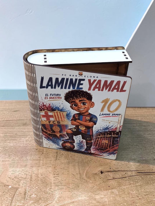 Caja Libro Barça Personalizada | Elige tu Jugador