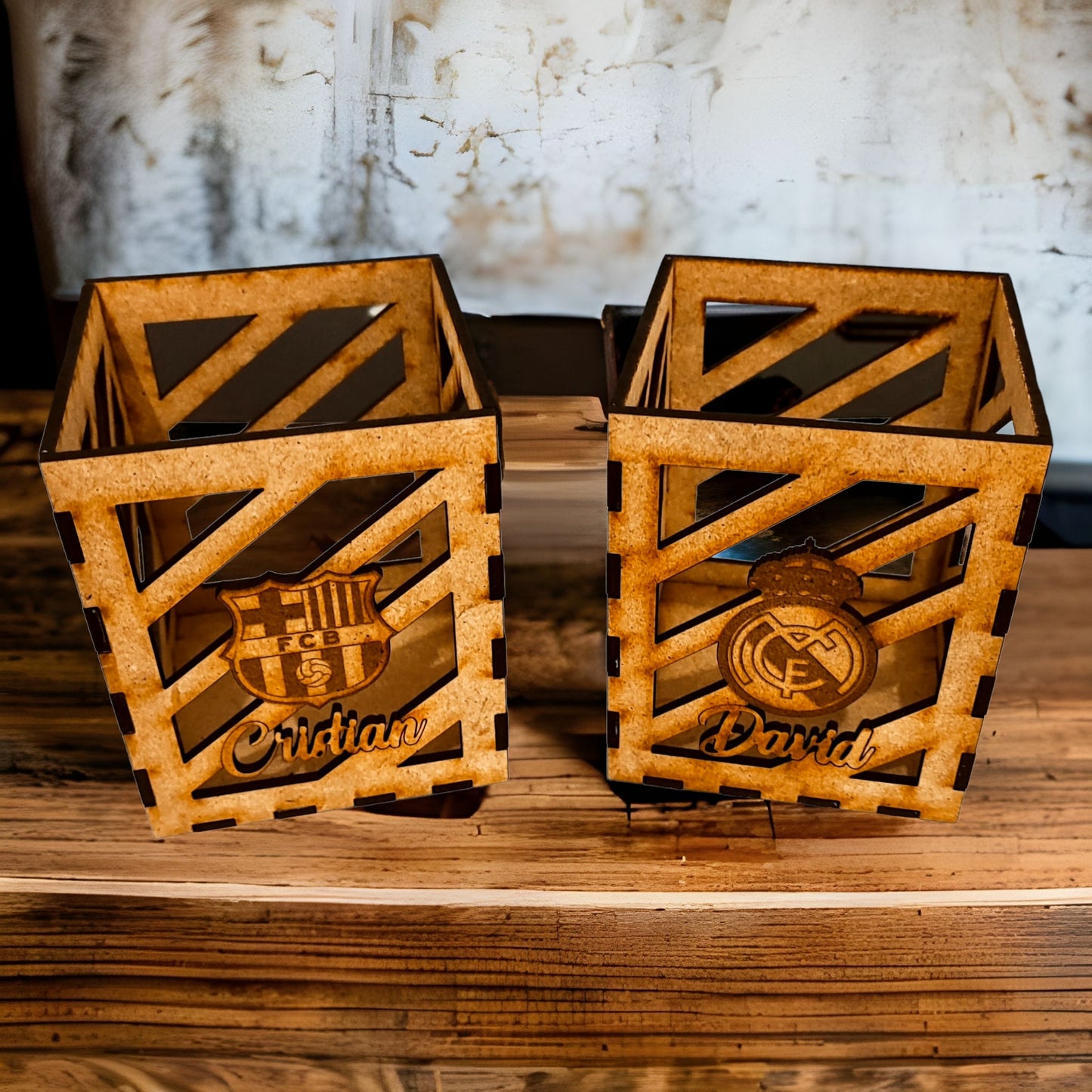 Lapiceros de Madera Personalizados con Escudos de tu equipo de Fútbol
