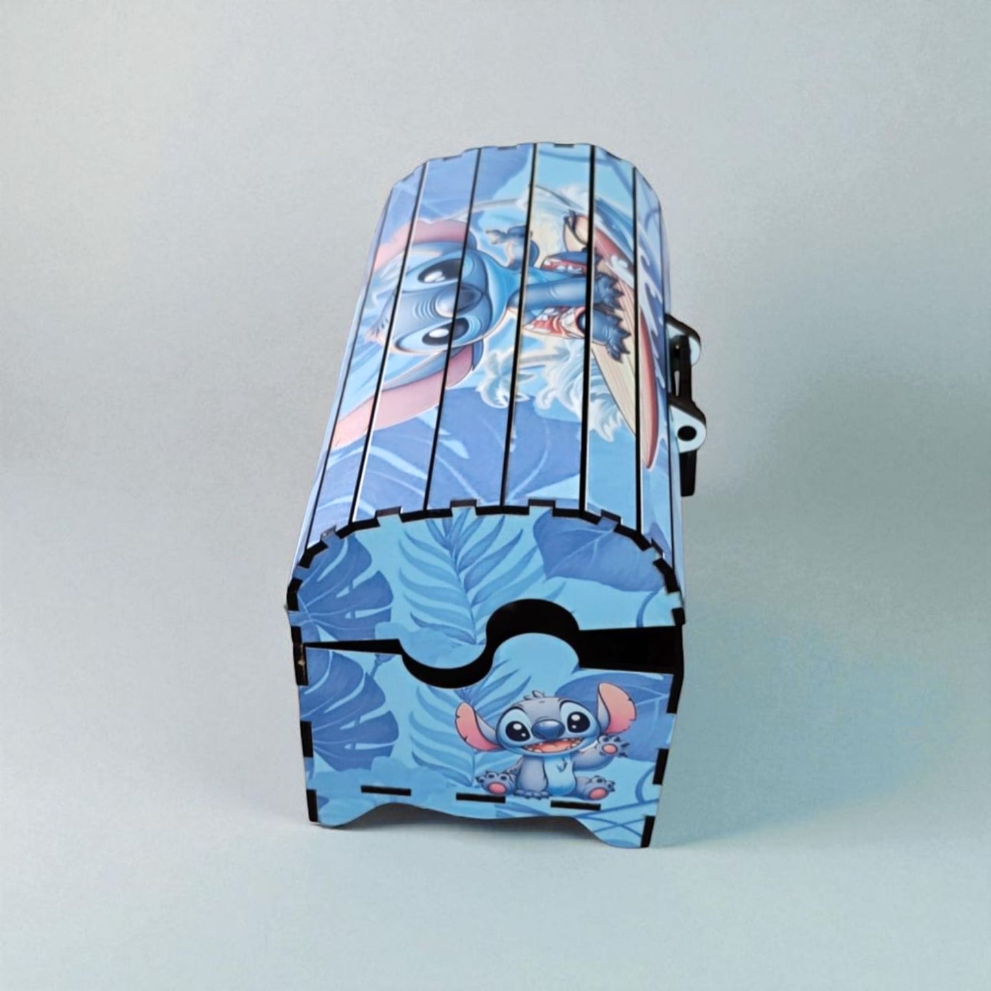 cofre de madera Stitch