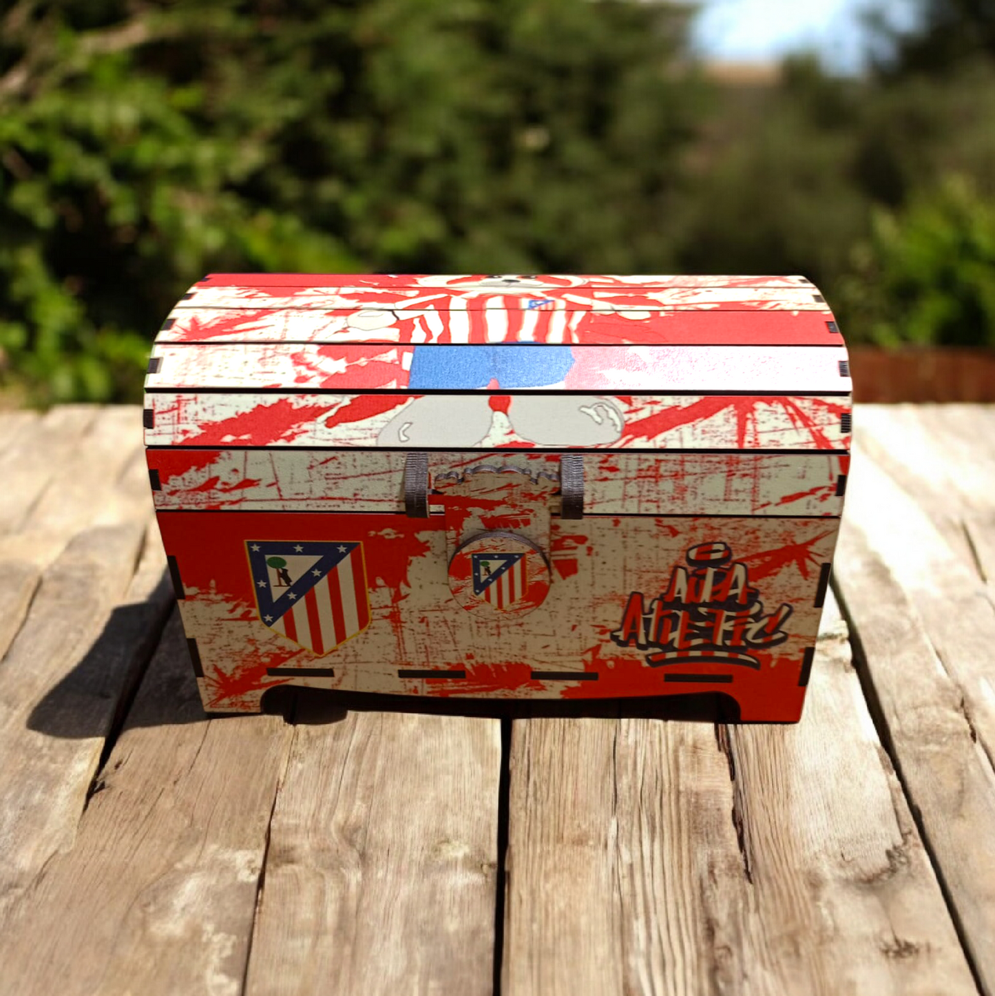 Cofre de Madera Atlético de Madrid