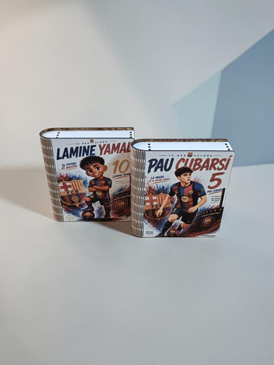 Caja Libro Barça Personalizada | Elige tu Jugador