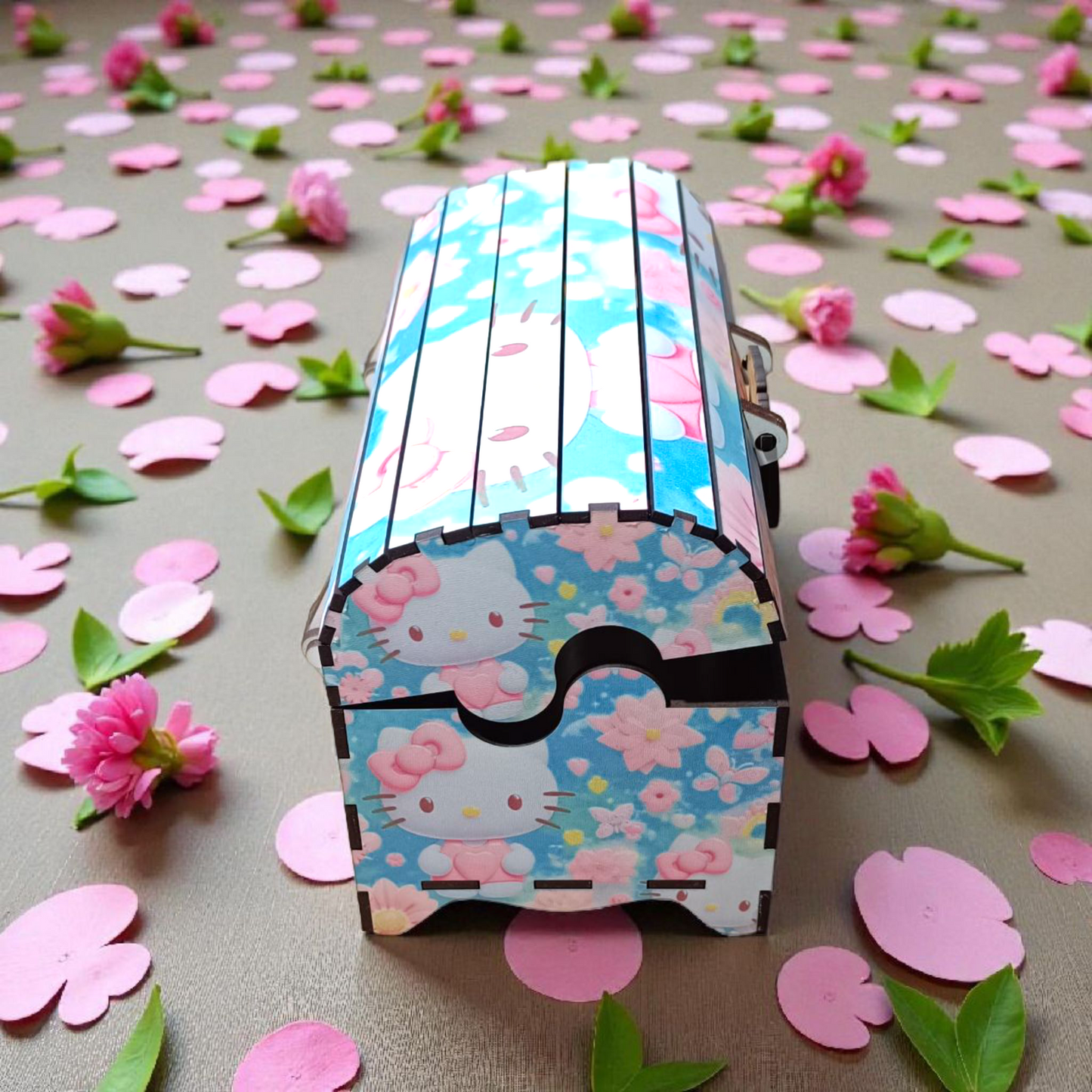 Cofre de Madera Hello Kitty