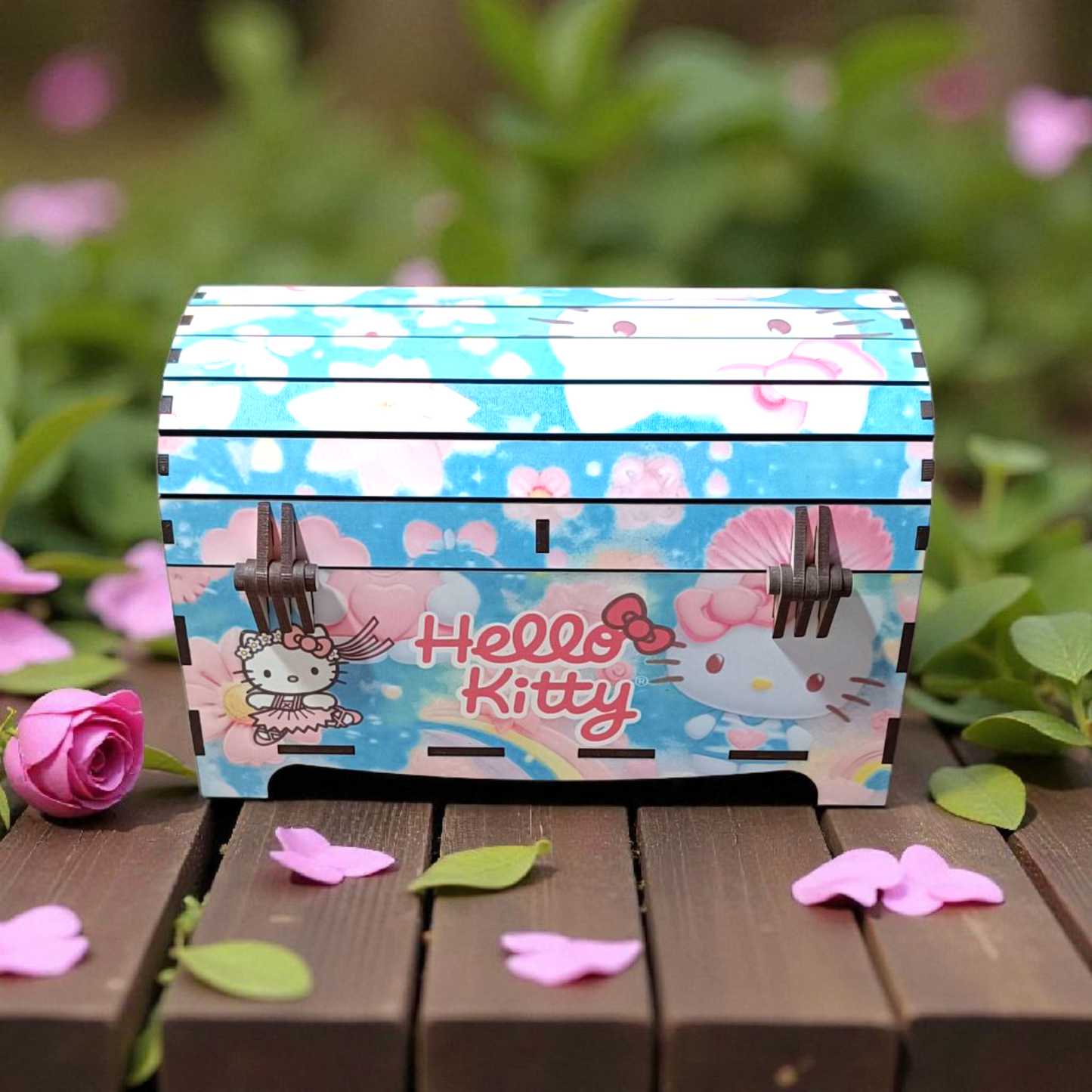 Cofre de Madera Hello Kitty