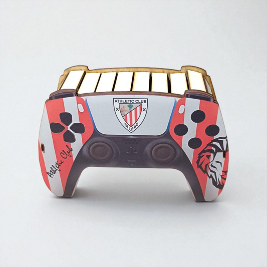 Caja de Madera con Forma de Mando PS5 – Athletic Club de Bilbao