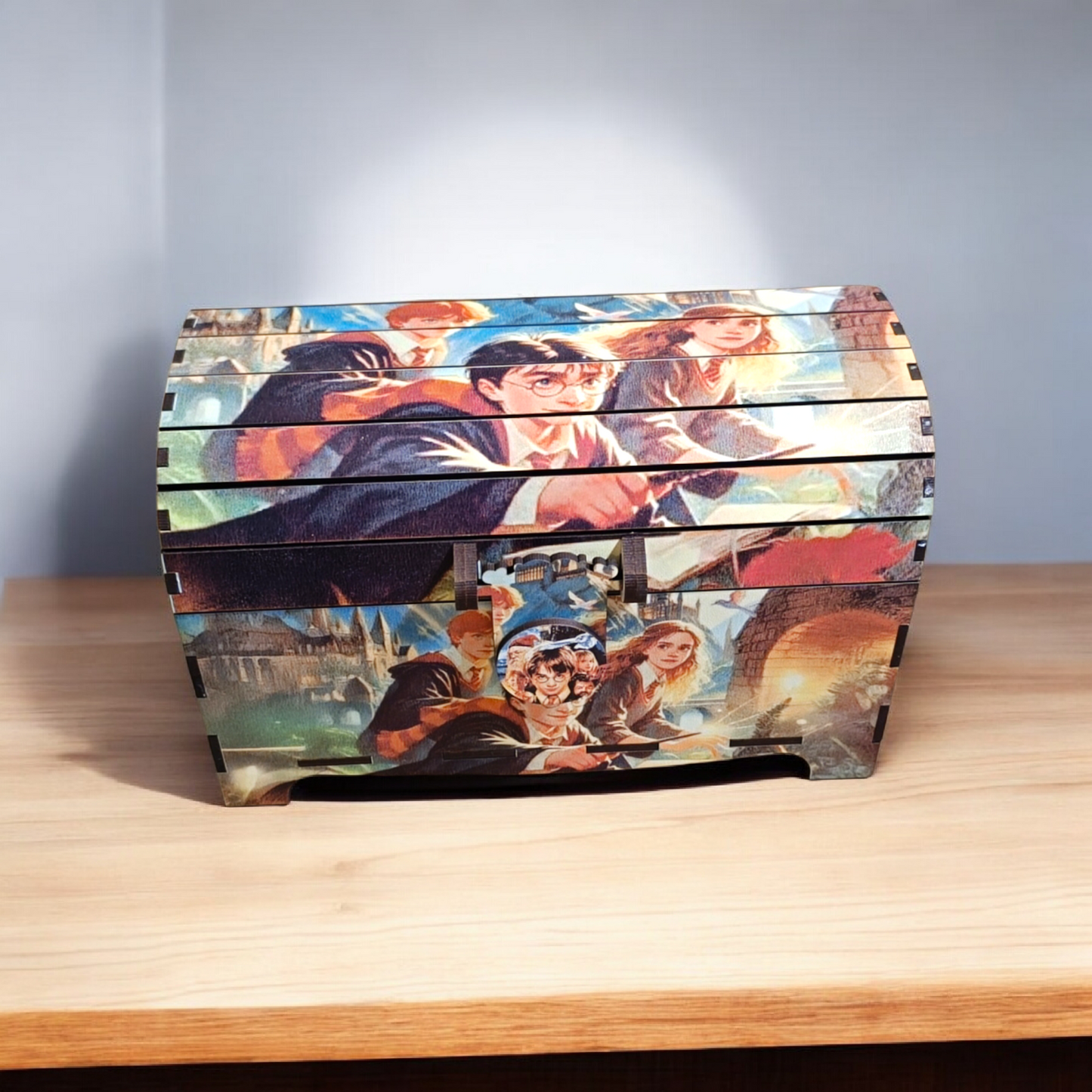 Cofre de Madera Harry Potter – Baúl Mágico a Todo Color