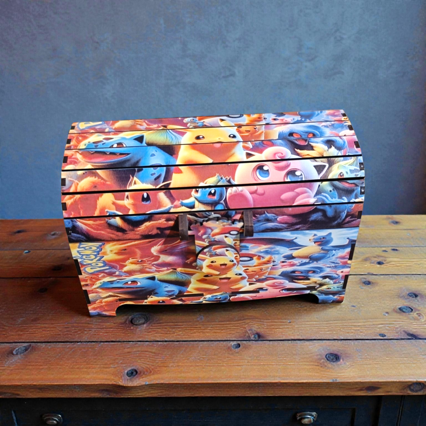 Cofre de Madera Pokémon
