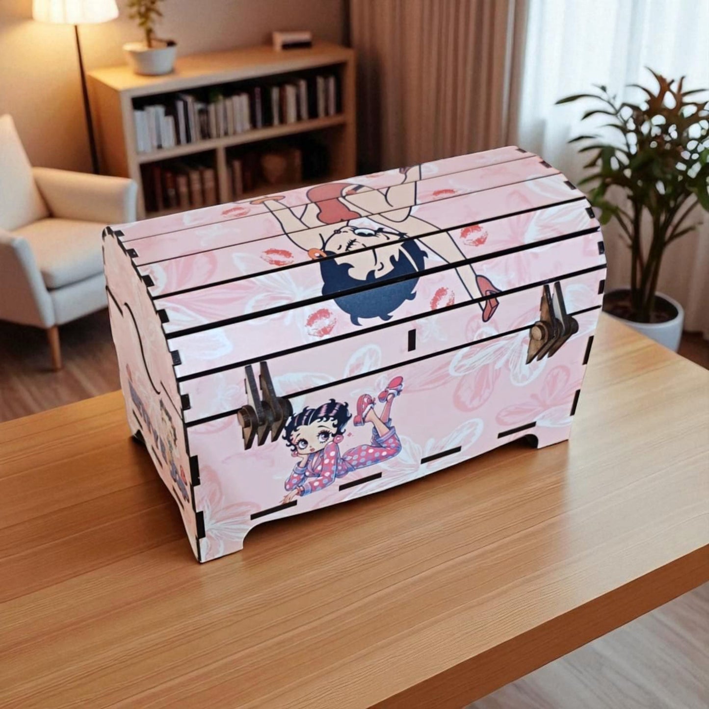 Cofre de Madera Betty Boop