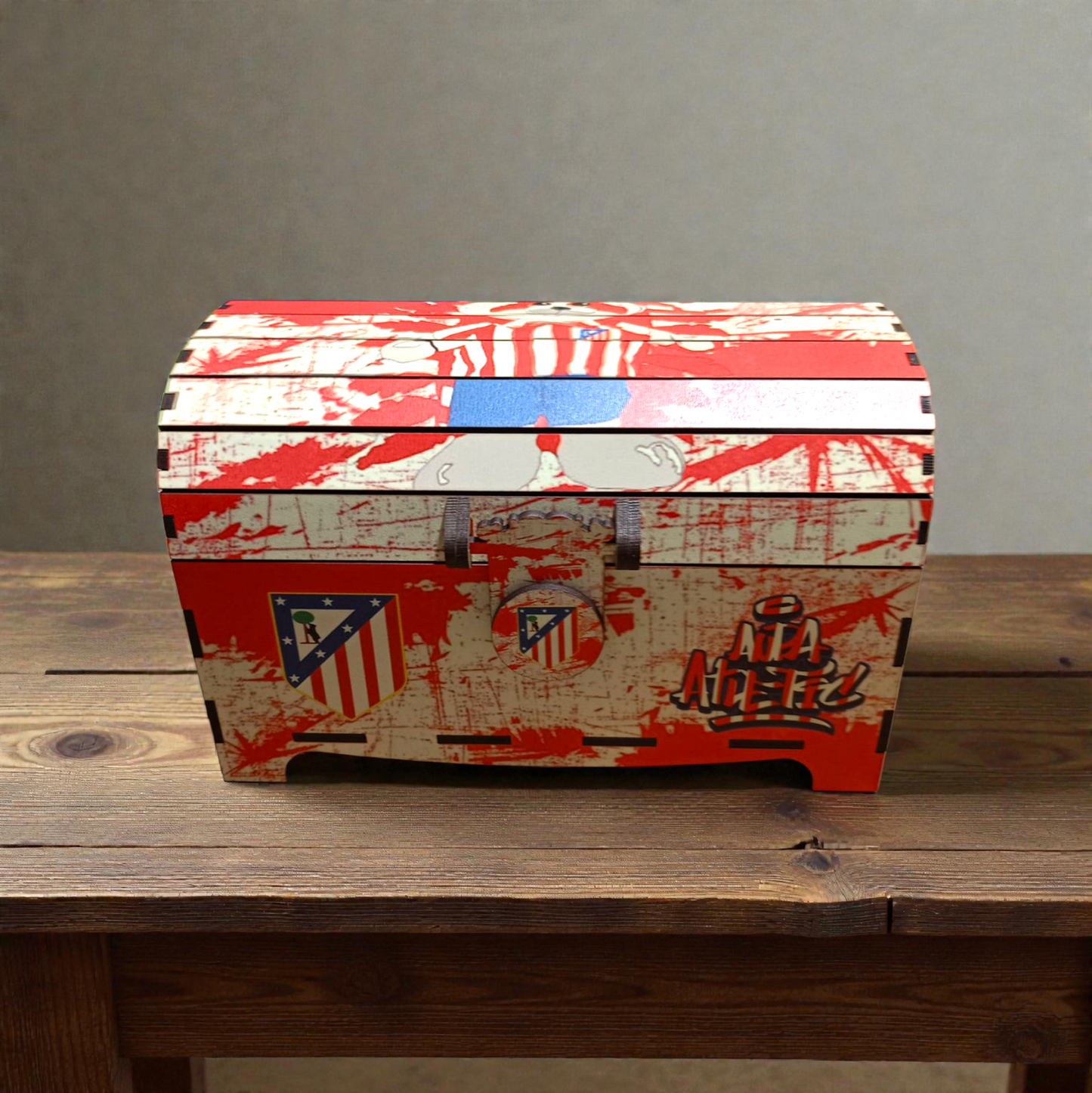 Cofre de Madera Atlético de Madrid
