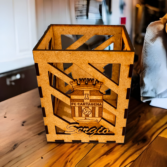 Lapiceros de Madera Personalizados con Escudos de tu equipo de Fútbol